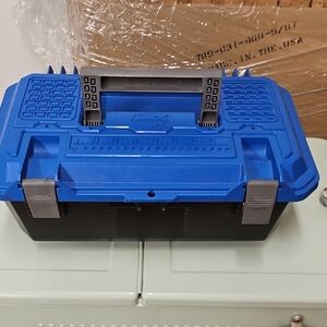 Blue and Black Tool Box